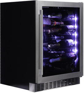 Dunavox Built In Wine Cooler DAUF-40-138SS - Stainless Steel